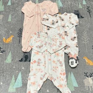 Disney Baby Minnie Mouse Sleepwear 0M